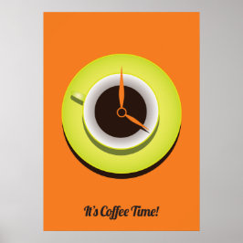 Kaffetidskonst Contemporary Art Poster