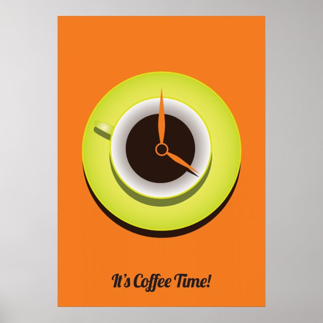 Kaffetidskonst Contemporary Art Poster (Framsidan)