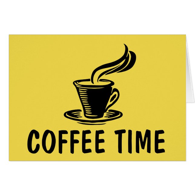 Kaffetidskydd Hälsningskort (Framsidan Horizontal)