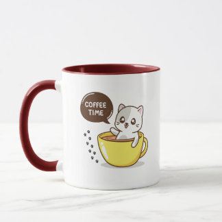 Kaffetidsöt katt mugg