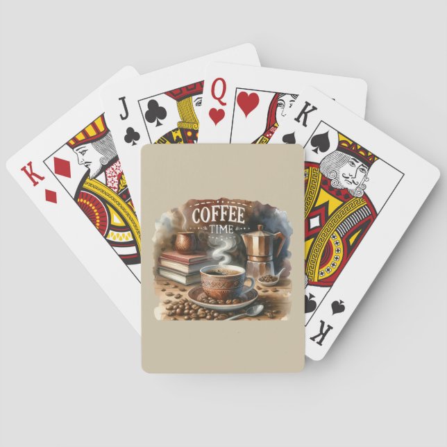 Kaffetidsspelkort Casinokort (Baksidan)
