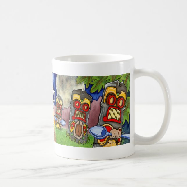 KaffeTiki mugg - väg till att väcka (Höger)