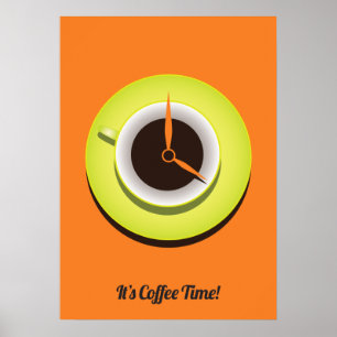 KaffeTime samtida konst Poster