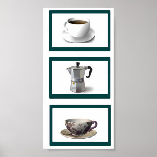 KaffeTime vertikal affisch