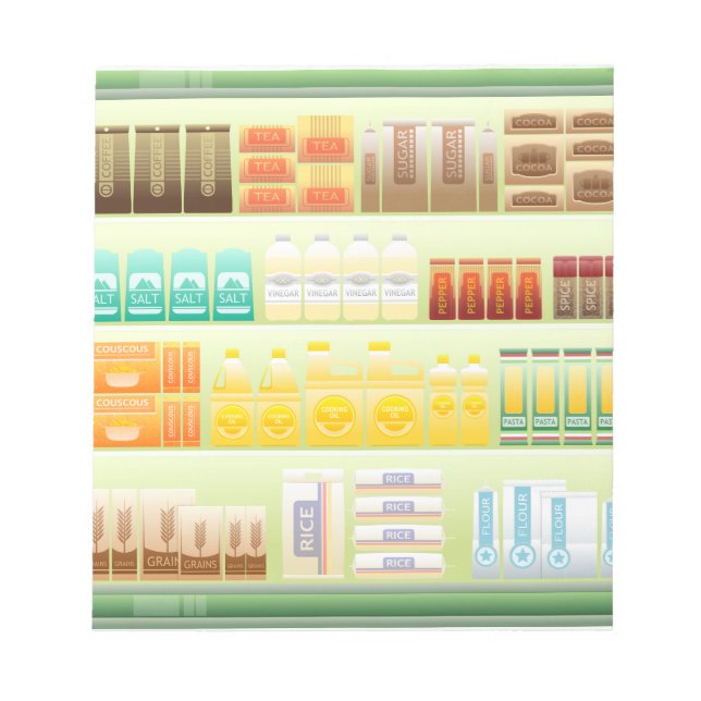 kaffetorn i stormarknader anteckningsblock (Framsida)