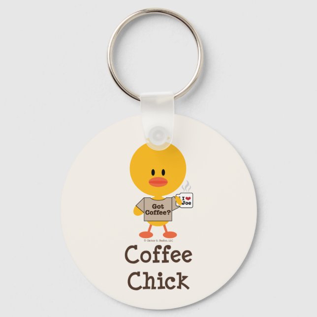 Kaffets Chick-nyckelkedja Nyckelring (Framsida)