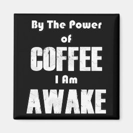 Kaffets effekt (i vitt) magnet