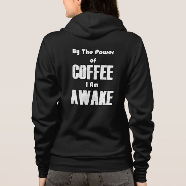 Kaffets effekt (i vitt) t shirt (Baksida)