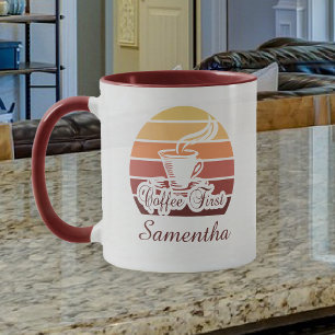 Kaffets första anpassade namn Mugg