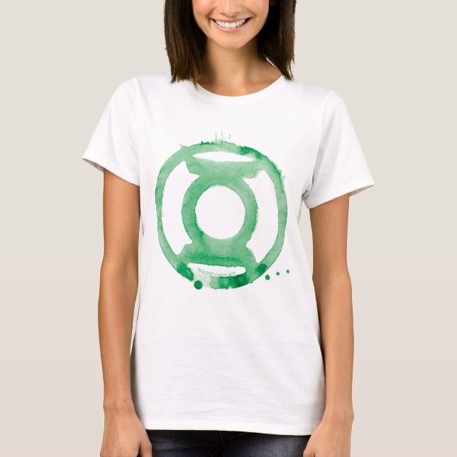 Kaffets Lanternsymbol - Grönt Tee Shirt (Framsida)