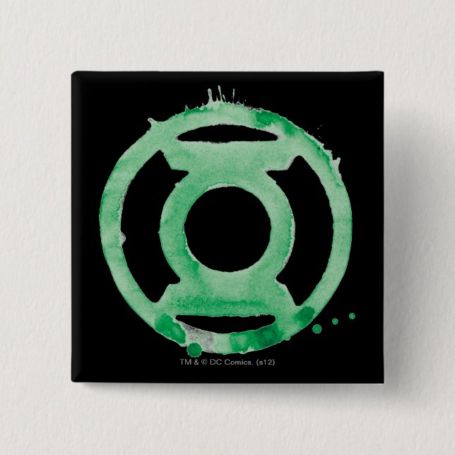 Kaffets mönstersymbol - Grönt Knapp (Framsida)