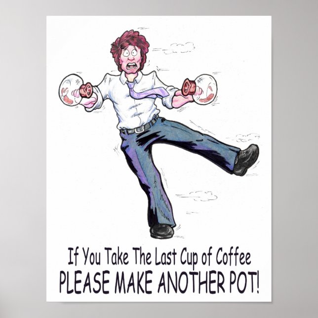Kaffets sista Kopp Poster (Framsidan)