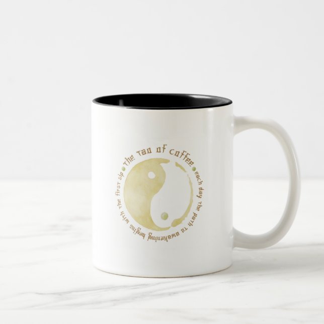 kaffets tao Två-Tonad mugg (Höger)