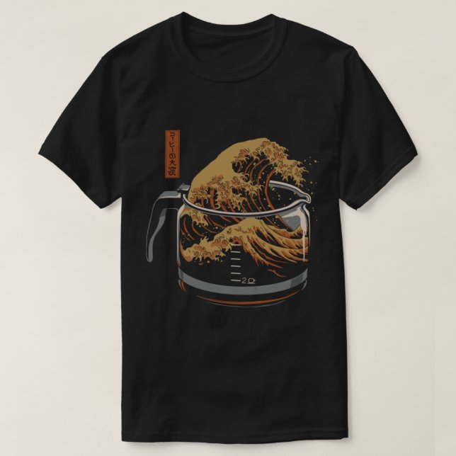 Kaffets Underbara våg T Shirt (Design framsida)