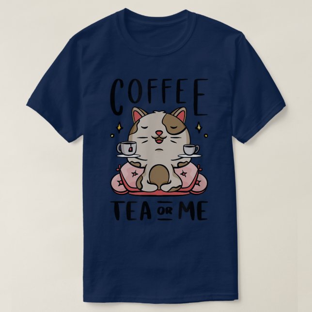 Kaffette eller förmiddag t shirt (Design framsida)