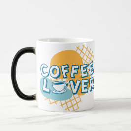 Kaffettypografi älskare magisk mugg