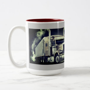 Kaffetumlare för Lastbil-drivPro Två-Tonad Mugg