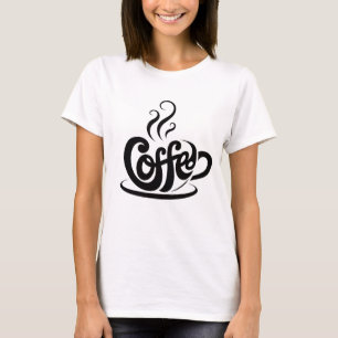 Kaffetypografi T-Shirt