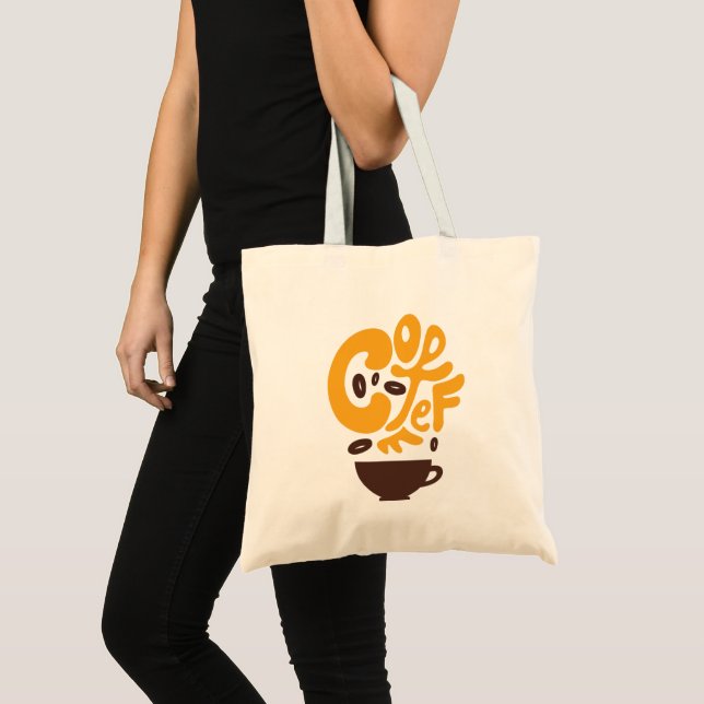 Kaffetypsnitt för kaffefanatiker tygkasse (Framsida (produkt))