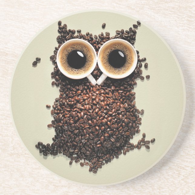 Kaffeuggla Underlägg (Framsidan)