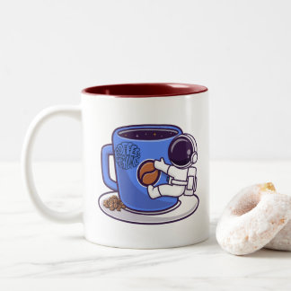 Kaffeutrymme, kaffetid Två-Tonad mugg