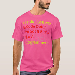 Kaffeutvecklare Software Ingenjör Programmer Nerd T Shirt