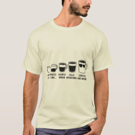 Kaffeutveckling - Lättare morgonmodelldiagram T Shirt