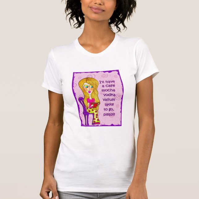 KaffeValiumskjorta T-shirt (Framsida)