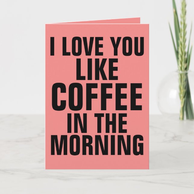 KAFFEVÄRLDAGSKORT HELGKORT (Framsida)