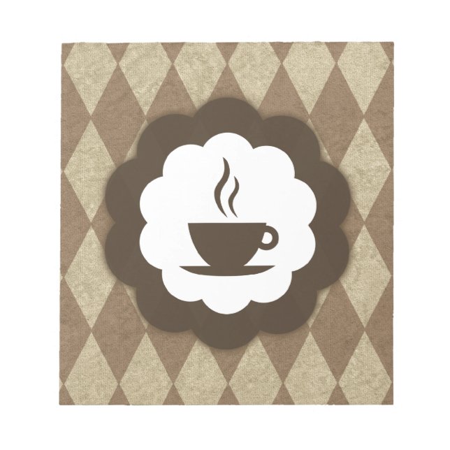 kaffevintage anteckningsblock (Framsida)