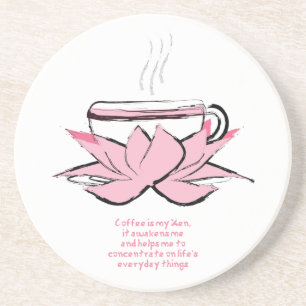 kaffezen underlägg sandsten