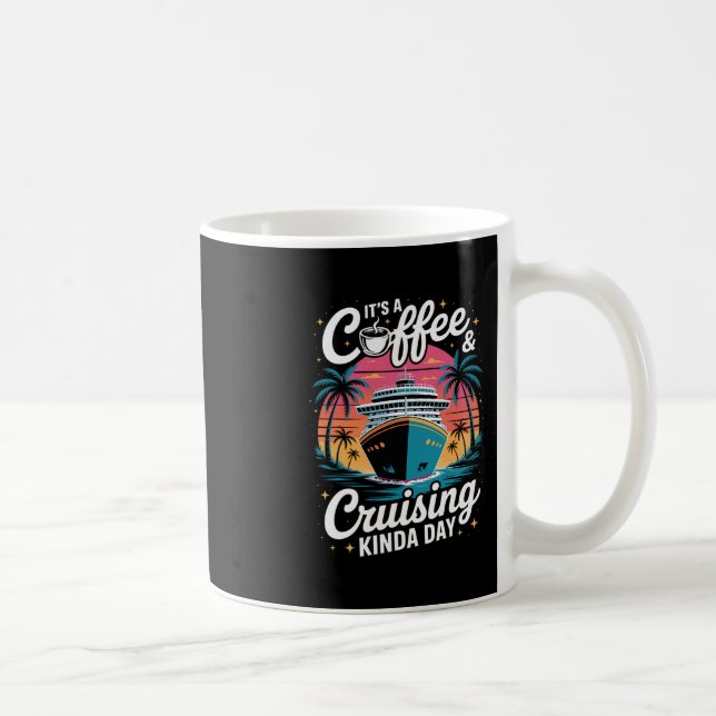 Kaffie och kryssning Rolig kryssningsresa  Kaffemugg (Höger)