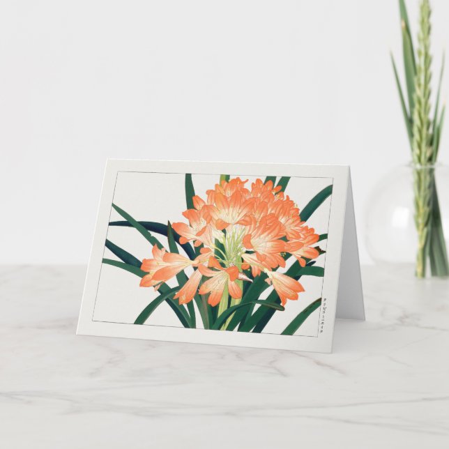 Kaffir lily av Tanigami Konan Kort (Framsida)