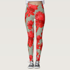 Kaffir Lily / River Lily / Hesperantha Coccinea Leggings