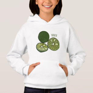 Kaffir lime tecknad illustration t shirt
