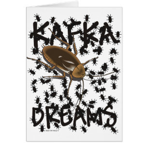 Kafka drömm kortet hälsningskort