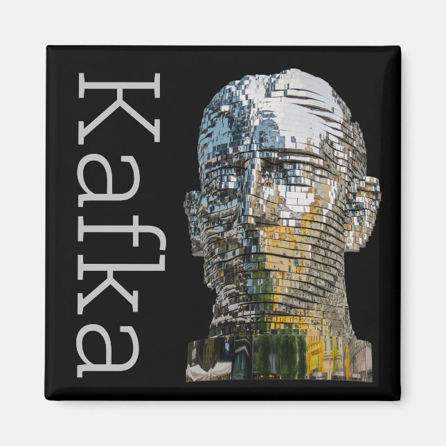 Kafka Head Magnet (Framsidan)