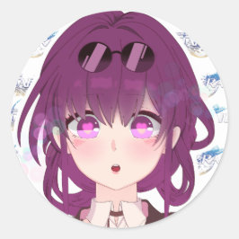 KAFKA STICKER Honkai Star Rail Runt Klistermärke