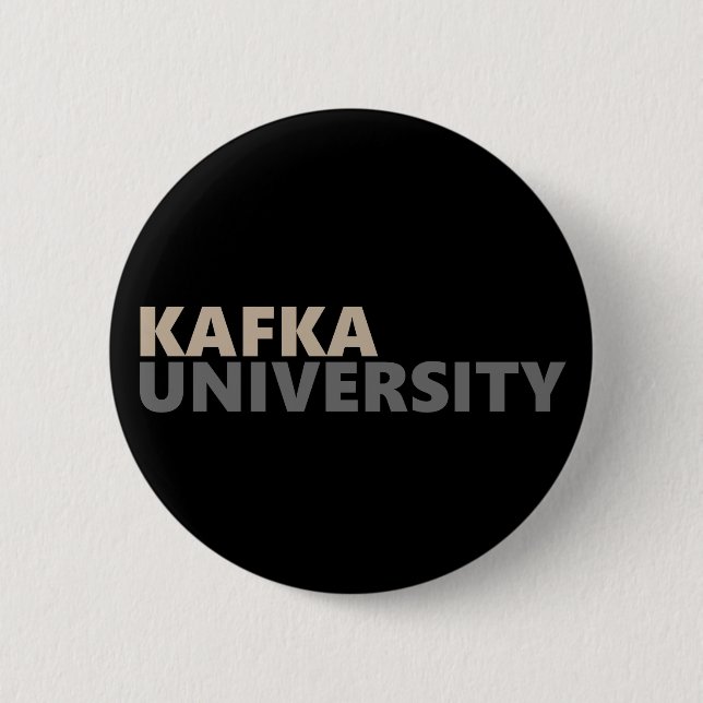 Kafka Universiteten School Spirit Existing Anxiety Knapp (Framsida)