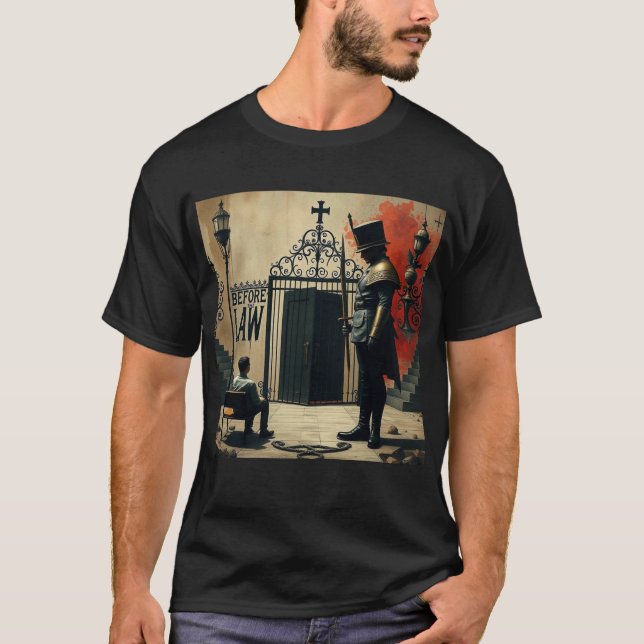 Kafkaesque Before The Law T Shirt (Framsida)