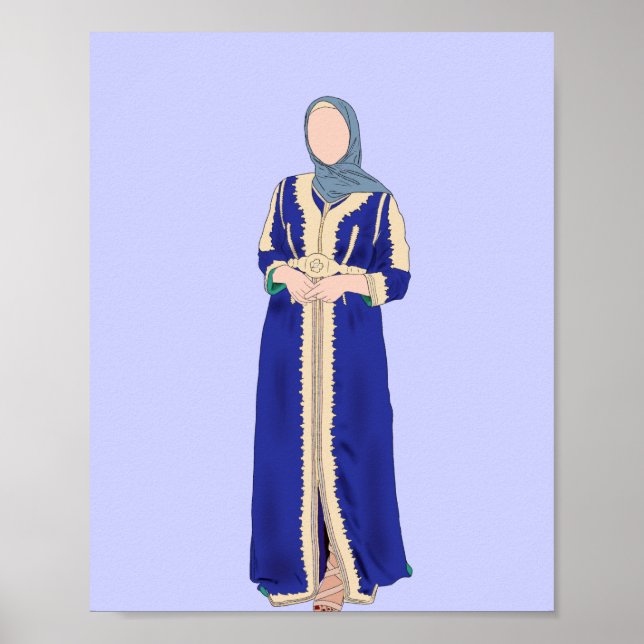 Kaftan - Marockos traditionella Kaftan Poster (Framsidan)