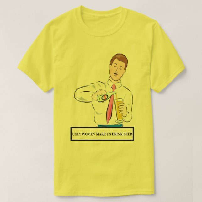 Käften får oss att dricka öl T-Shirt (Design framsida)