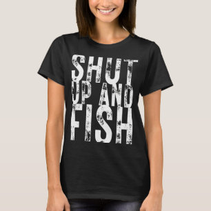 Käften och fiskfiske Fiskare T Shirt