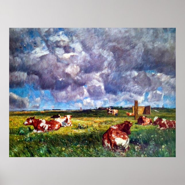 Kägesmark i den nordfrisiska marschen 1918 poster (Framsidan)