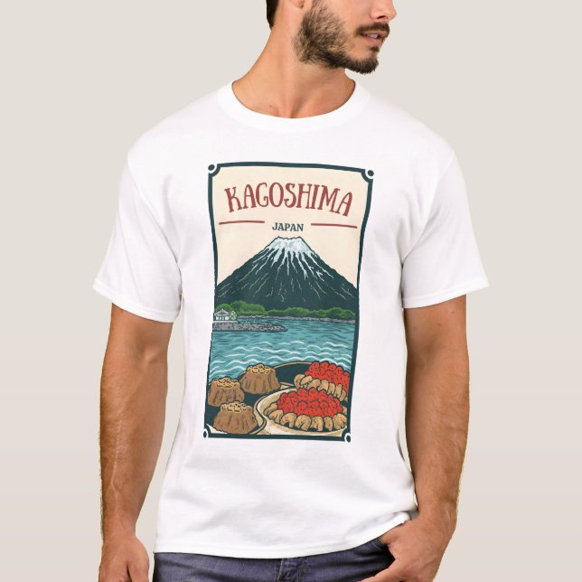 Kagoshima prefecture t shirt (Framsida)