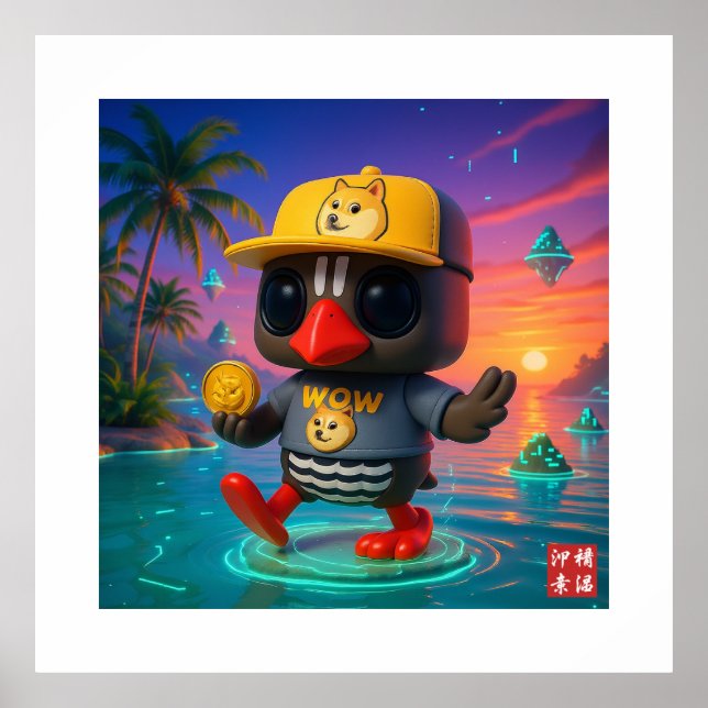 Kagu Crypto Dogecoin Poster (Framsidan)