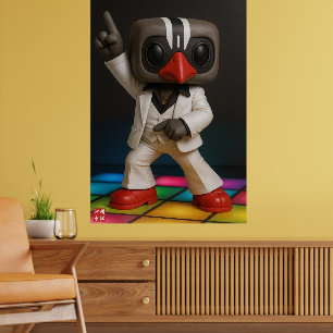 Kagu lördag nattfeber Parody Poster