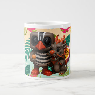 Kagu och Dragon Jumbo Mugg