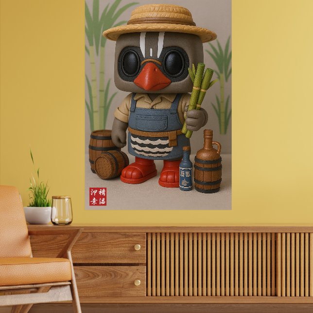 Kagu Satokibi Poster (Vardagsrum 2)