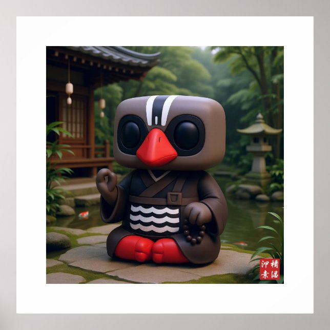 Kagu Zen Priest Poster (Framsidan)